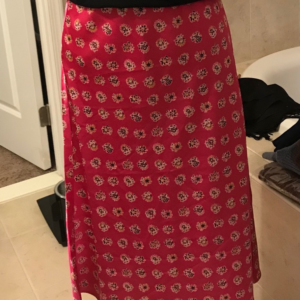 NWT pink Loft skirt and Gap shirt